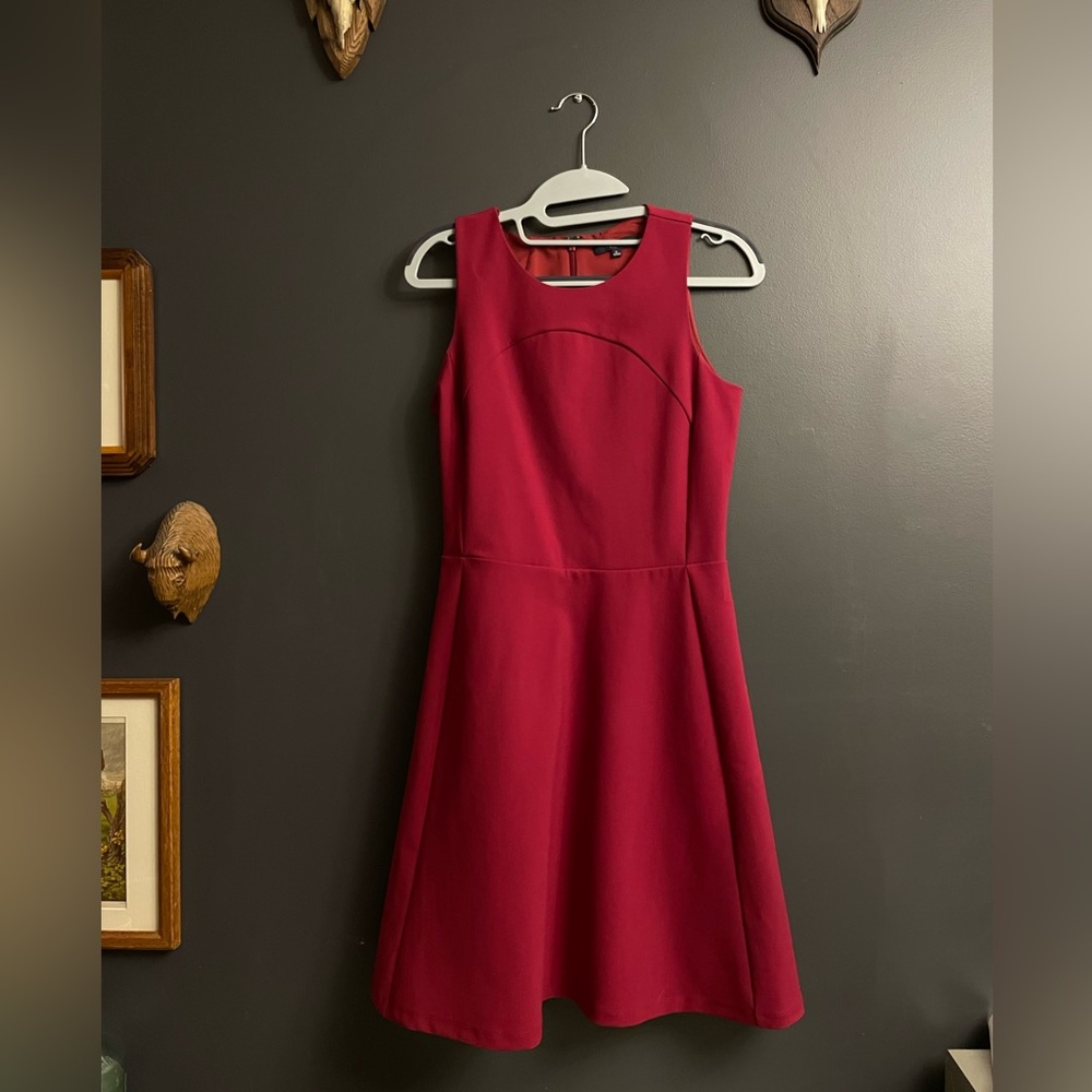 Madewell Red Sleeveless Mini Dress - 0